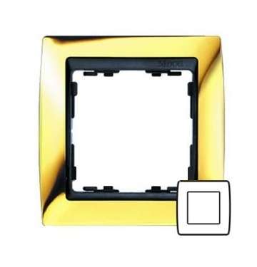Рамка 1-м Simon82 зол. Simon 82814-66