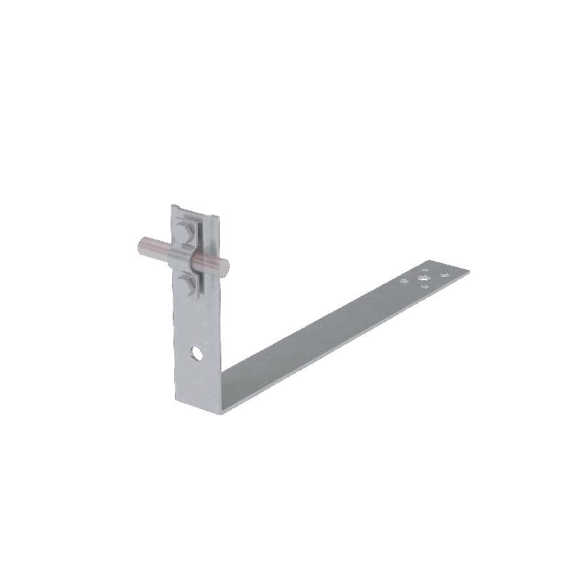 Держатель черепичный болтовой на обрешетку для прутка 5-10мм L380мм H100мм TD КМ MA0479