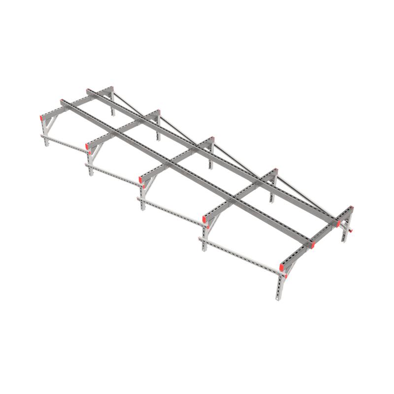 Конструкция опорная для установки оборудования TECHNORAPTOR 1200х4000 тип 2 HD КМ TR0460