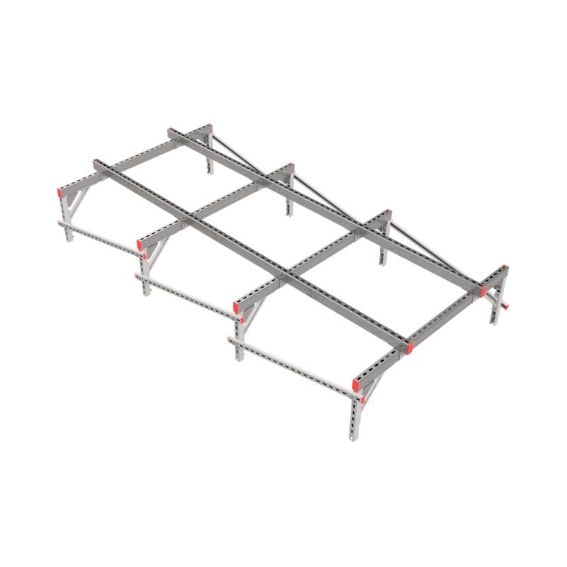 Конструкция опорная для установки оборудования TECHNORAPTOR 1500х3000 тип 2 HD КМ TR0484