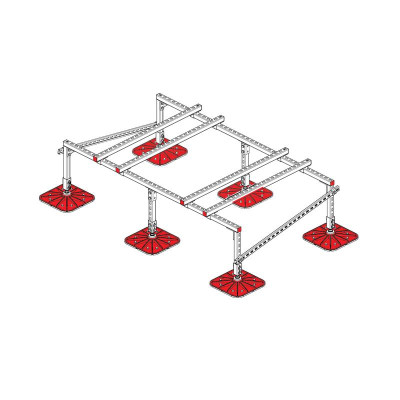 Конструкция опорная для установки оборудования TECHNORAPTOR FOOT 2000х1200 HD КМ TR0246