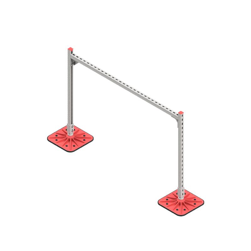 Конструкция опорная для горизонт. прямоугол. воздуховодов и метал. лотков кабеленесущих систем TECHNORAPTOR FOOT 1500х1000 HD КМ TR0289