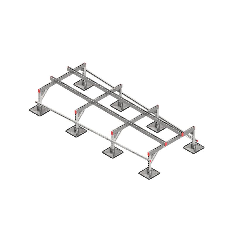 Конструкция опорная для установки оборудования TECHNORAPTOR STEELFOOT 1200х3000 тип 3 КМ TR0115