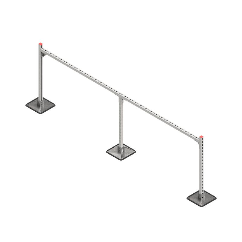 Конструкция опорная для горизонт. прямоугол. воздуховодов и метал. лотков кабеленесущих систем TECHNORAPTOR STEELFOOT 3000х1000 КМ TR0173