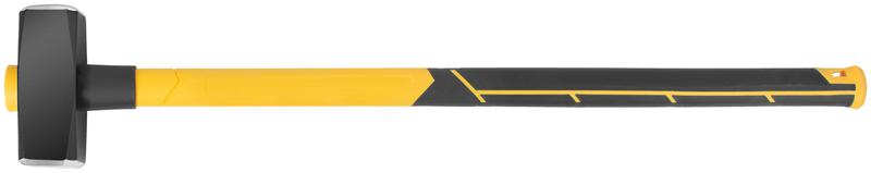 Кувалда кованая 900мм 6кг фибергласовая обратная усилен. ручка FIT 45253