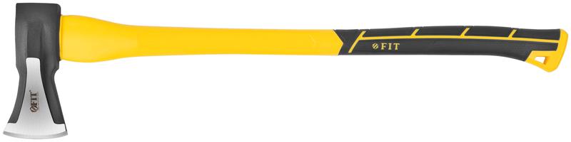 Топор-колун "ушастый" кованый 800мм 2000г фибергласовая длинная ручка FIT 46174