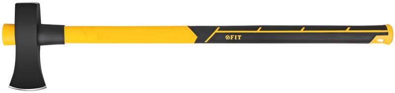 Топор-колун кованый 900мм 2700г фибергласовая длинная ручка FIT 46178