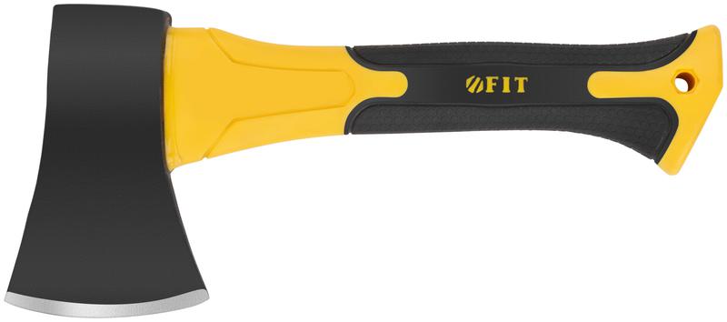 Топор туриста укороченный 450г усилен. фибергласовая ручка; кованая сталь FIT 46258