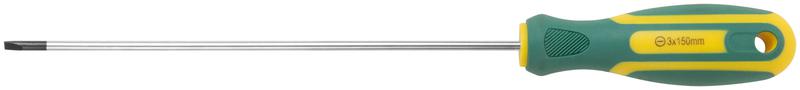Отвертка "Контур" CrV сталь прорезиненная ручка 3х150мм SL FIT 55207