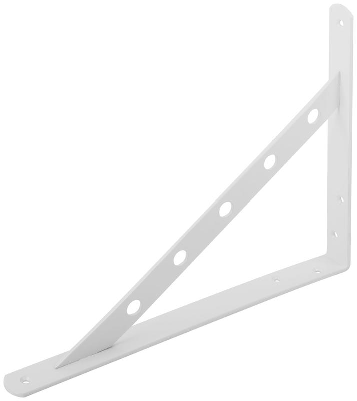 Уголок-кронштейн усиленный 300х225мм бел. КУРС 66107