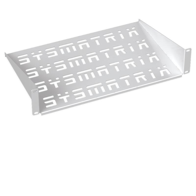Полка консольная перфорир. 19дюйм 1U Г=200мм RAL 7035 сер. SYSMATRIX SH 2003.700