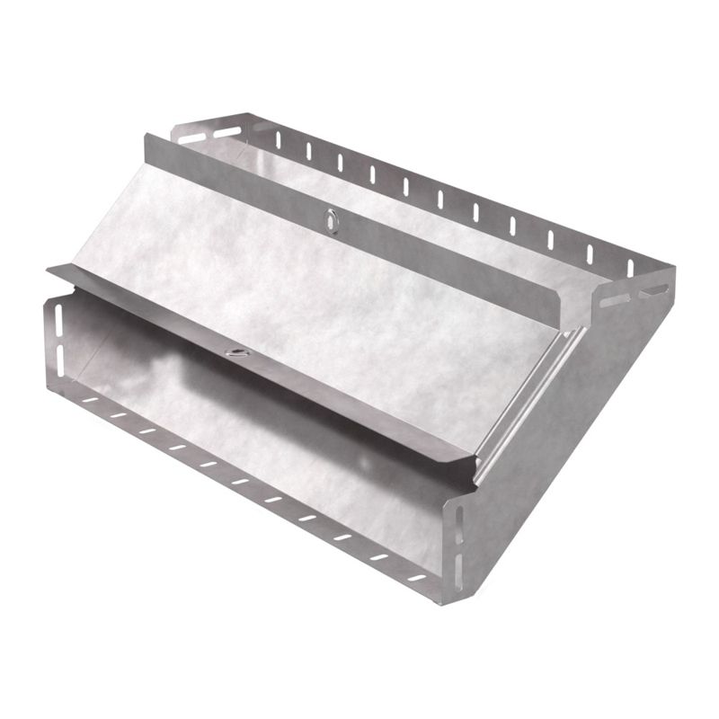 Угол для лотка вертикал. внутр. 90град. 600х100 0.8мм с крышкой Стандарт Промрукав PR16.0609