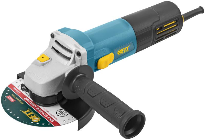 Машина шлифовальная угловая 800Вт 11000об/мин; КлК 125мм FIT 80266