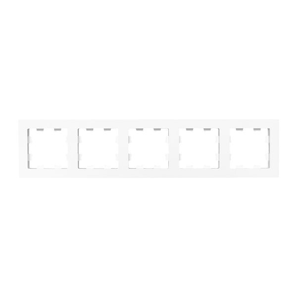 Рамка 5-м Эпика пластик бел. EKF UP1-FPW-05