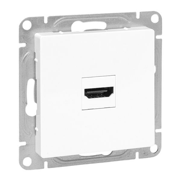 Розетка СП Эпика HDMI механизм бел. EKF UP1-SOW-HDMI