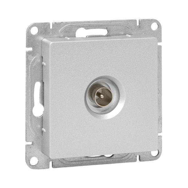 Розетка телевизионная TV 1-м СП Эпика механизм алюм. EKF UP1-SOA-TV-1