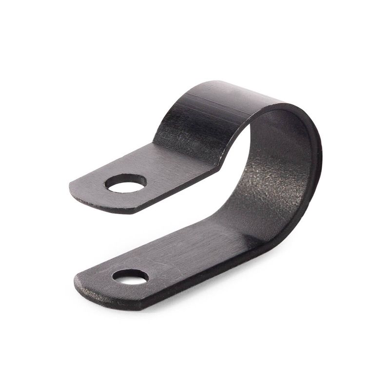 Скоба СНК 16 пластик. черн. (уп.100шт) Fortisflex 103932