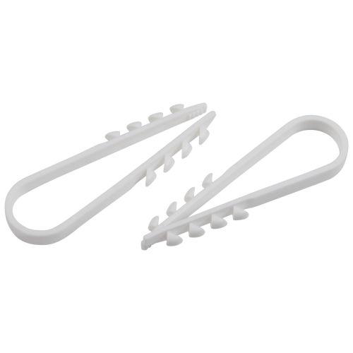 Дюбель-хомут 11-18мм для круглого кабеля NO-224-223 бел. (уп.100шт) Эра Б0066304