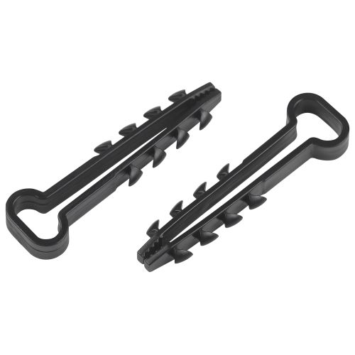 Дюбель-хомут 5-8мм для плоского кабеля NO-224-554 черн. (уп.100шт) Эра Б0066280