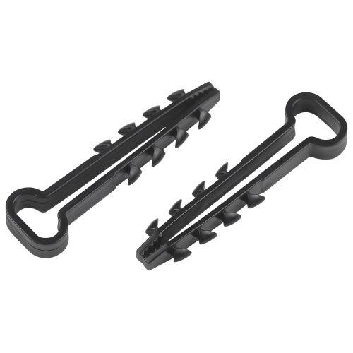 Дюбель-хомут 6-14мм для плоского кабеля NO-225-224 черн. (уп.10шт) Эра Б0066277