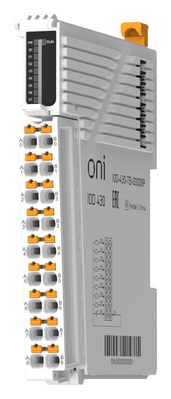Модуль дискретного вывода IOD 430 8 сигналов PNP ONI IOD-430-TB-00008P