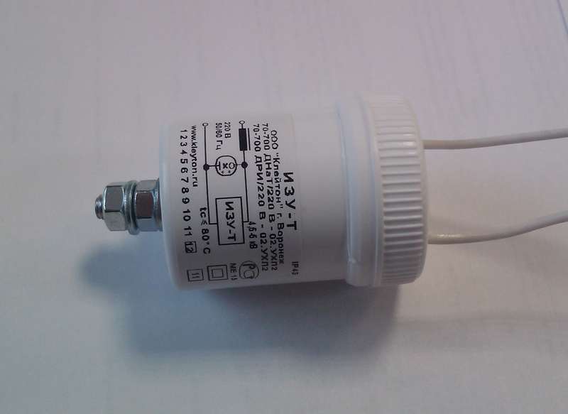 Устройство зажигающее импульс. ИЗУ-Т-70-1000ДРИ/220-01(т) УХЛ2 с таймером Клейтон НФ-00000123