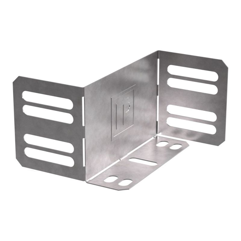 Переходник упрощенный горизонт. на 100мм H80 0.7мм Промрукав PR16.1049