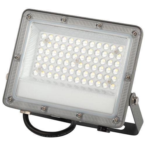 Прожектор светодиодный PRO LPR-063-0-65K-050 50Вт 6500К IP65 5000лм Г 90град. сер. Эра Б0067705