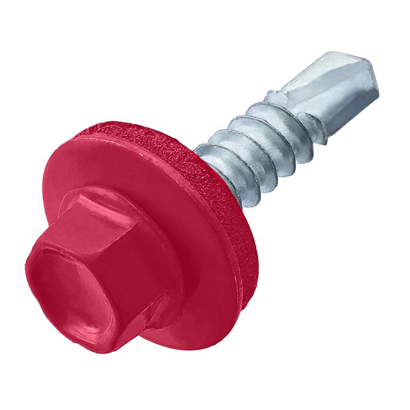 Саморез кровельный 4.8х51 RAL 3003 рубин./красн. (ведро) (уп.200шт) СТРОЙМЕТИЗ 2120056