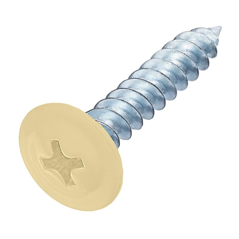 Саморез металл-металл 4.2х25 прессшайба RAL 1014 сл. кость (европодвес) (уп.20шт) СТРОЙМЕТИЗ 2530071