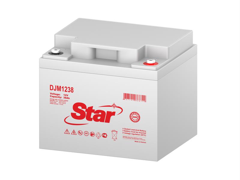 Аккумулятор 12В 38А.ч Star DJM1238