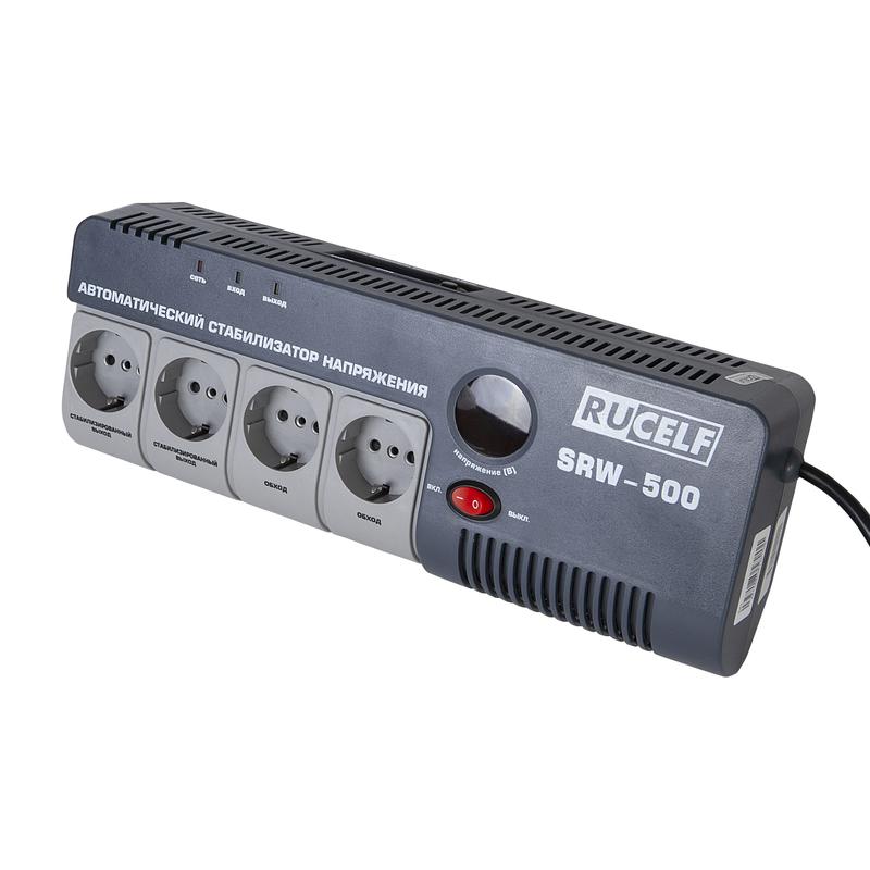 Стабилизатор напряжения релейный RUCELF SRW-500-D
