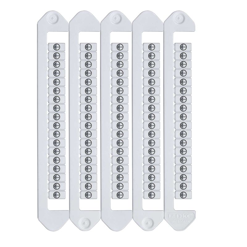 Маркировка для клемм Ш=5мм символ "заземление" в круге горизонт. ориентация DKC NUTB-5-PEARTHH