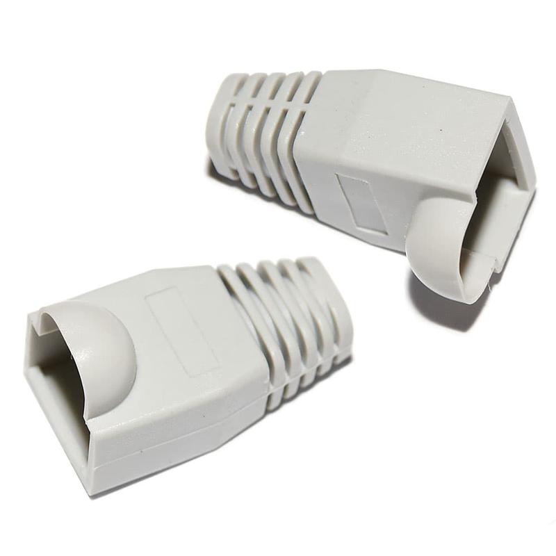 Колпачок изолирующий для разъема RJ45 PVC сер. (уп.100шт) TOKOV ELECTRIC TKE-IC-RJ45-GR