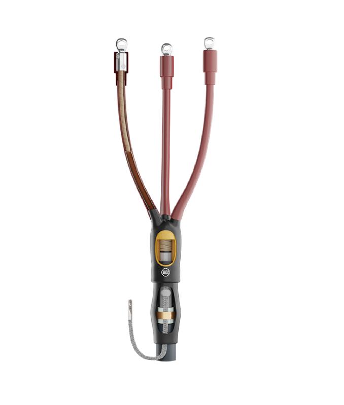 Муфта кабельная концевая внутр. уст. 10кВ HT1Pi-12/3x70-120L12 (3КВтп-10-70-120) бумажн. изоляция; с болтов. наконечн.; ППД НИЛЕД 16000677