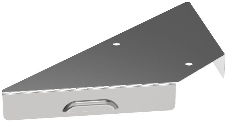 Крышка для отвода Т-образ. осн.80 0.6мм ESCA 3 IEK ES3-OTD-080-06