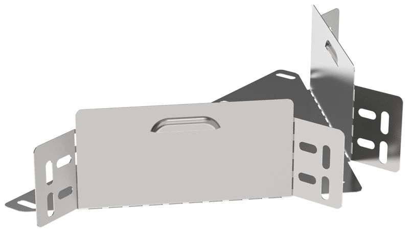Отвод Т-образный 80х80 0.6мм ESCA 3 IEK ES3-OT-080-080-06