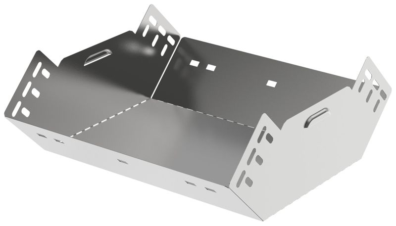 Угол вертикальный внутр. 90град. 100х300 0.6мм ESCA 3 IEK ES3-PN-90-100-300-06