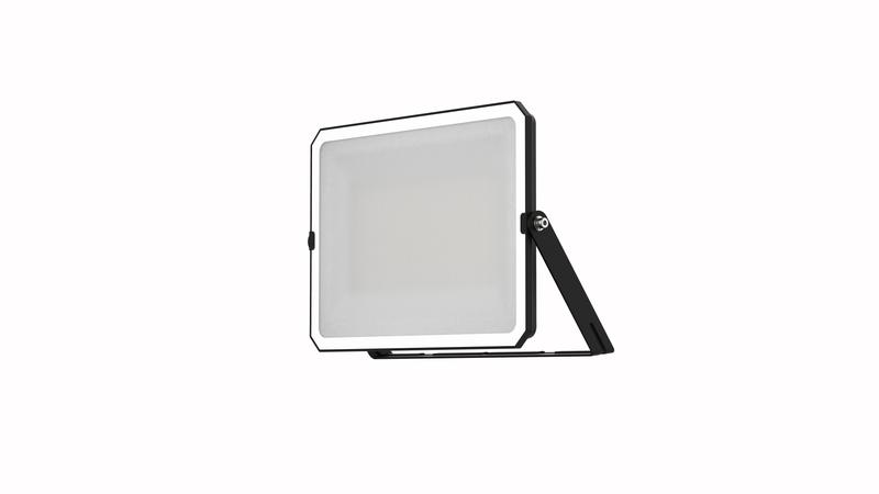 Прожектор светодиодный СДО FL ECO 100W 765 G4 уличный матов. стекло алюм. черн. LEDVANCE 4099854400179