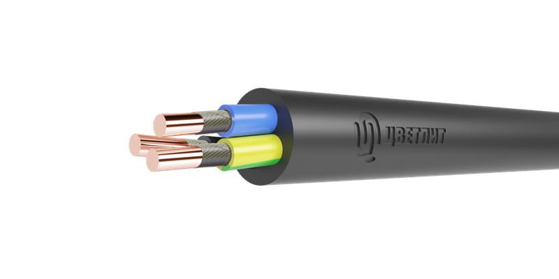 Кабель ВВГнг(А)-FRLSLTx 3х1.5 ОК (N PE) 0.66кВ (м) Цветлит 00-00140841