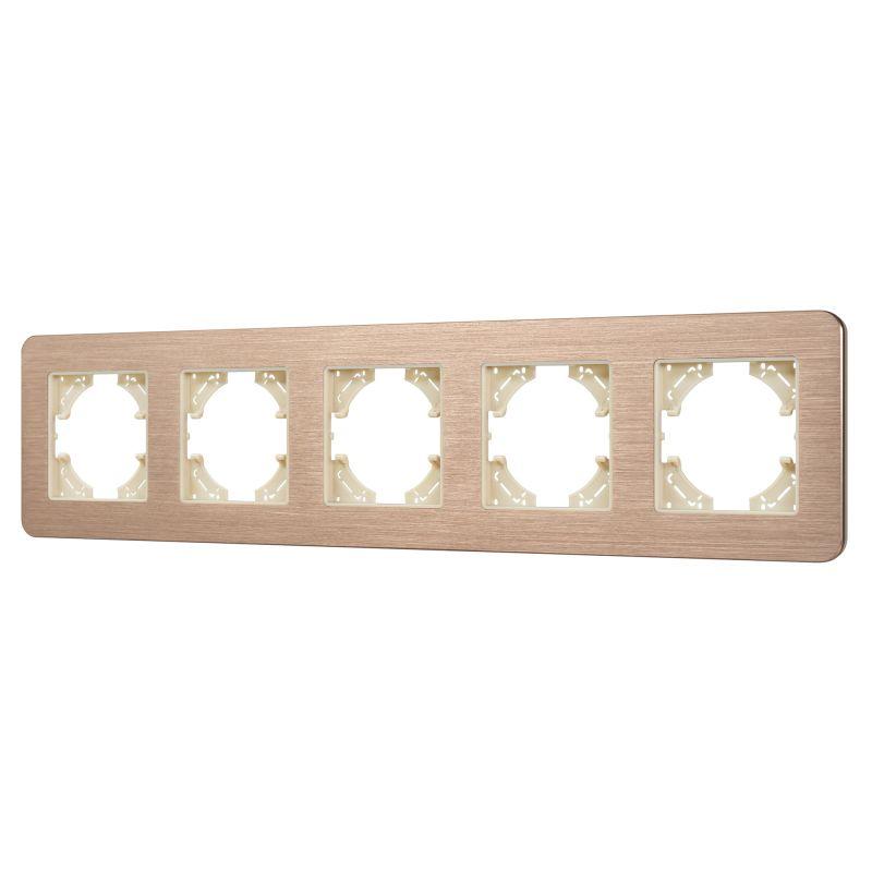 Рамка 5-м FRM-AKIRY-AL-5-GD алюм. Arlight 049736