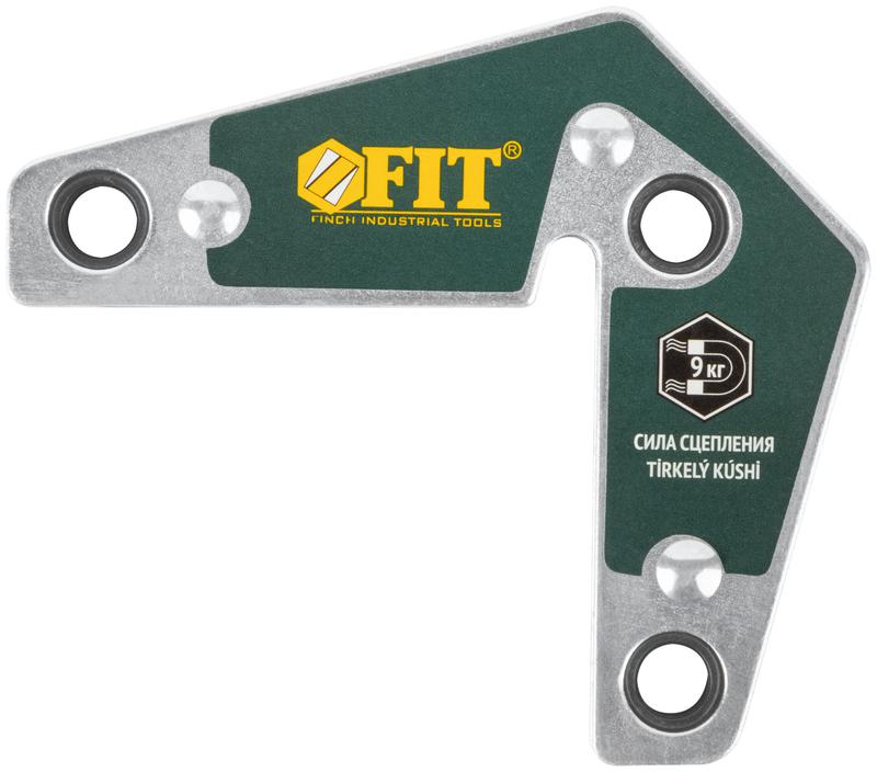 Угольник для сварки магнитный 3 угла усилие до 9кг FIT 81811