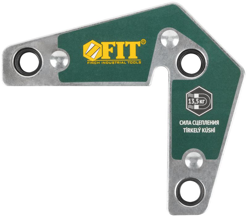 Угольник для сварки магнитный 3 угла усилие до 13 5кг FIT 81812
