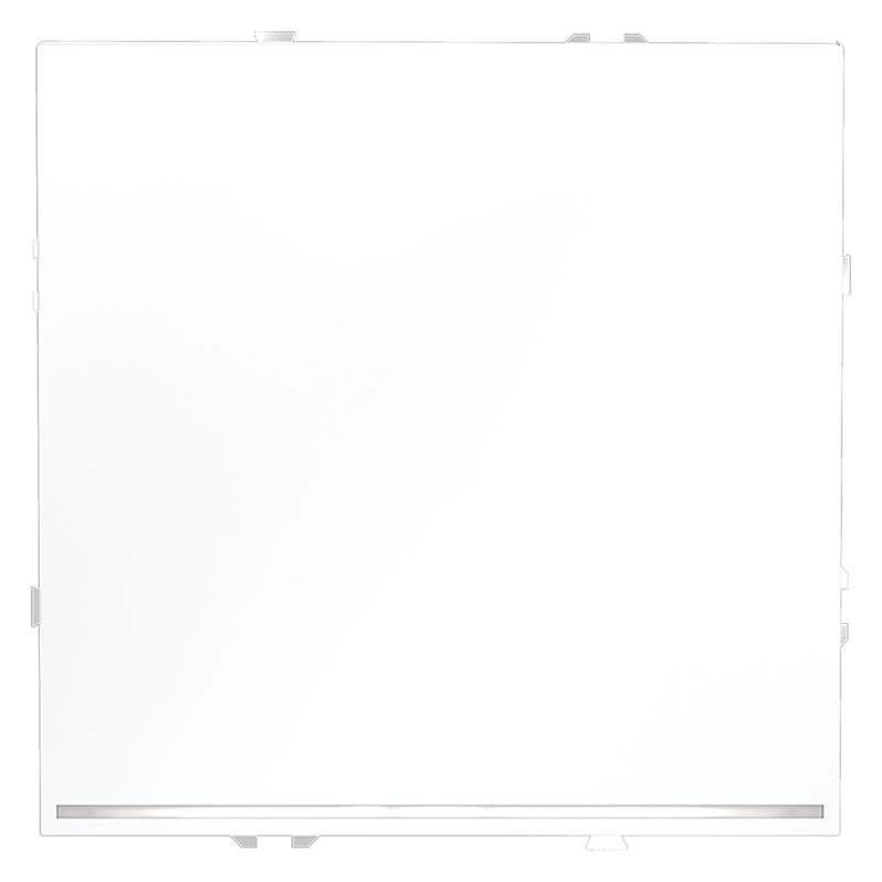 Переключатель проходной 1-кл. СП S70 10А с подсветкой механизм бел. матов. Voltum VLS010402