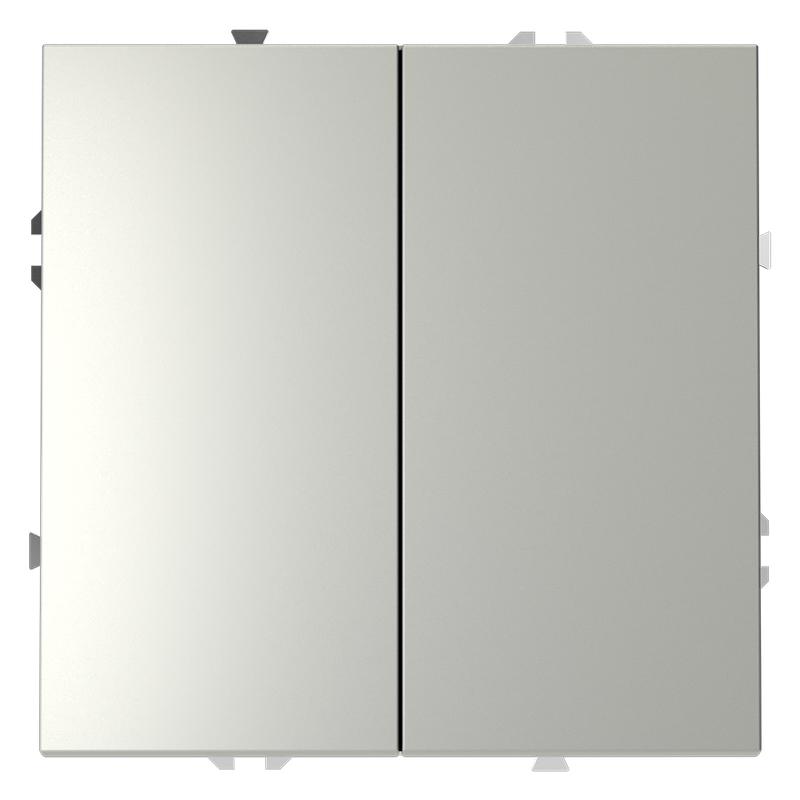 Выключатель 2-кл. СП S70 10А с самовозвратом механизм сталь Voltum VLS020605