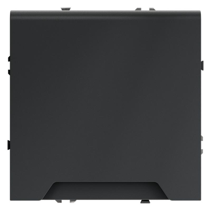 Розетка 1-м СП S70 16А с заземл. защ. шторки + крышка механизм графит Voltum VLS040307