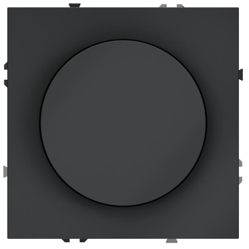 Светорегулятор поворотно-нажимной СП S70 600Вт механизм графит Voltum VLS070307