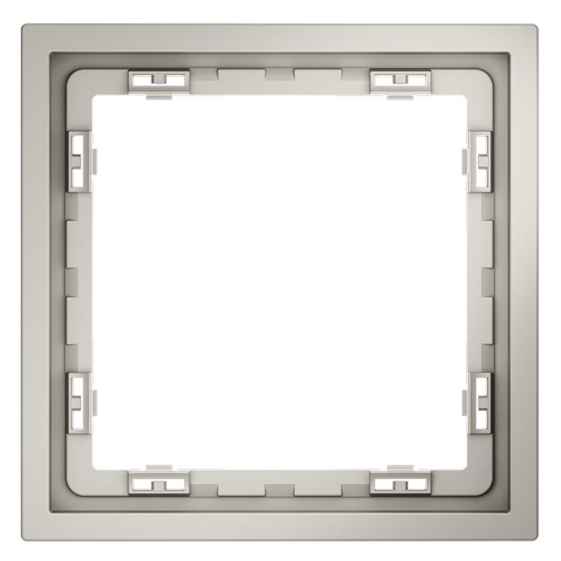 Рамка 1-м S70 пластик. кашемир Voltum VLS100103