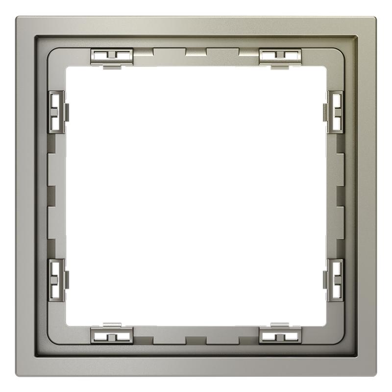 Рамка 1-м S70 пластик. шелк Voltum VLS100104