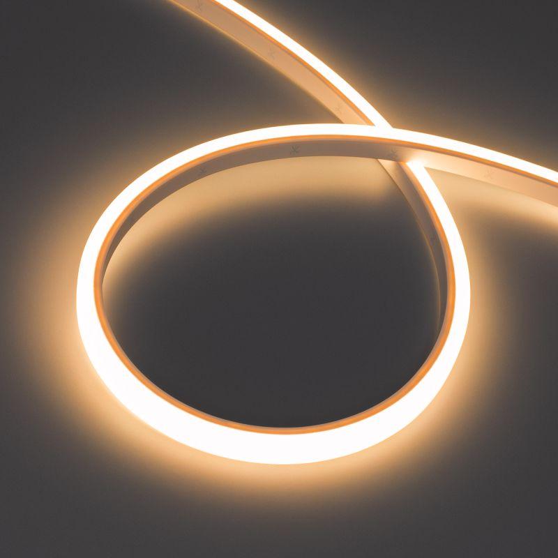 Лента светодиодная WAVE-TOP-PU-A144-10x10mm 24В Warm 2700К 5Вт/м IP68 wire x1 вывод боков. герметичная (уп.3м) Arlight 052635